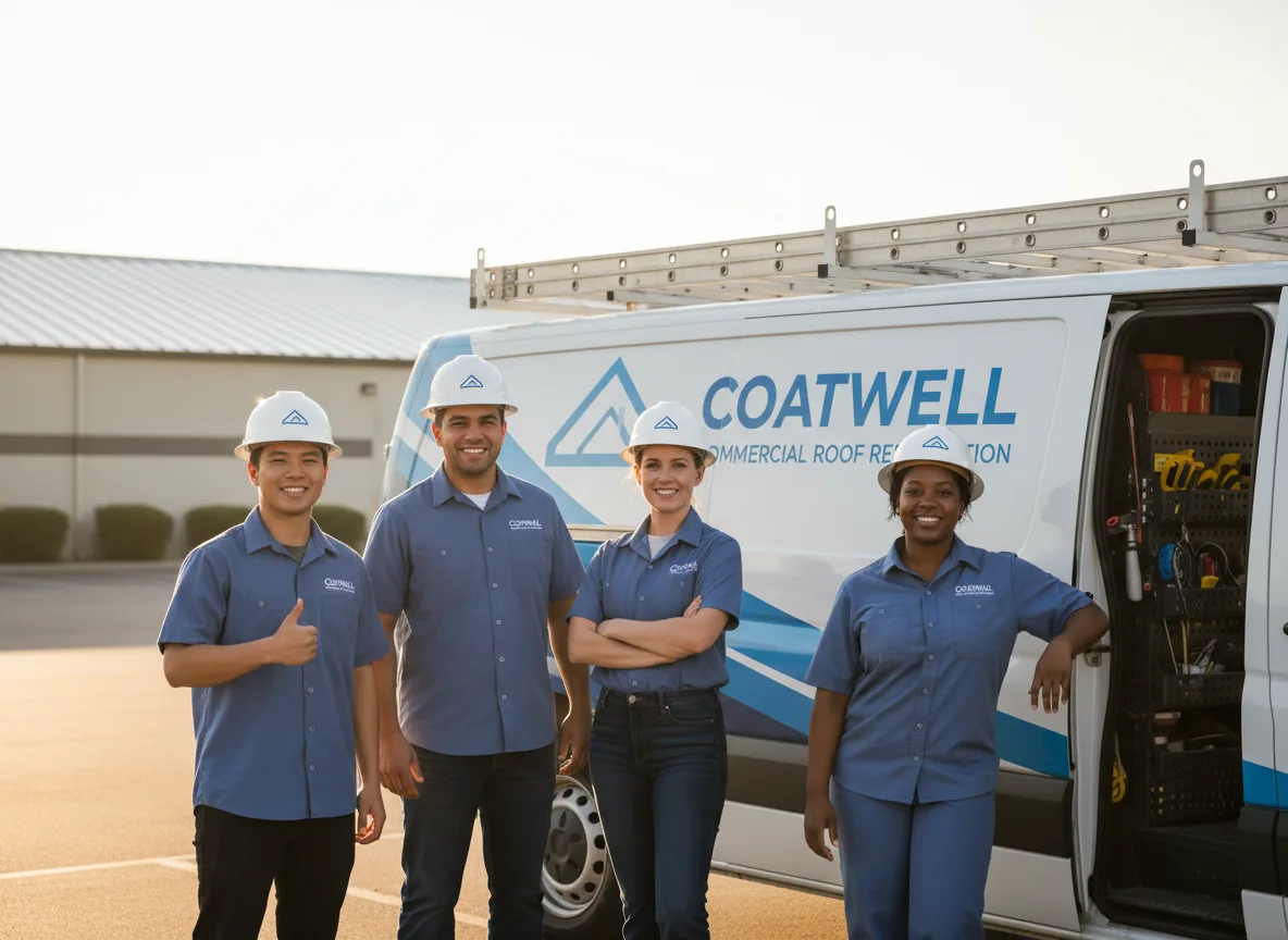 Commercial roof coating company in Jamaica, VA
